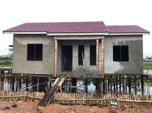 foto tampak rumah tipe 2 perumahan VILLA ANNISA RESIDENCE