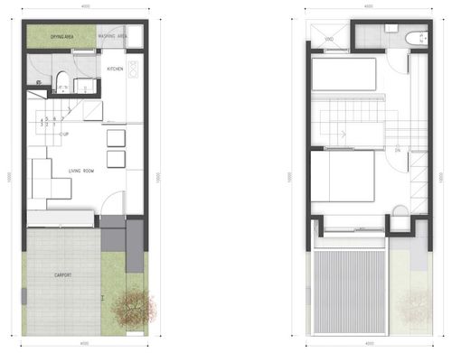 foto denah rumah tipe i9 no 8 perumahan Fleekhauz R