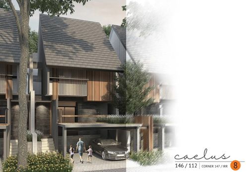 foto tampak rumah tipe Caelus D12/6 perumahan Caelus