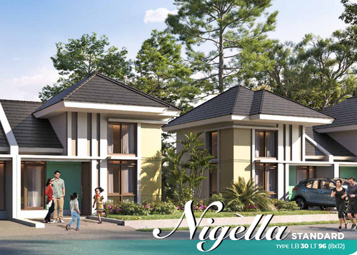 foto tampak rumah tipe NIGELLA C1 (4) perumahan VILLA NUSA DUA