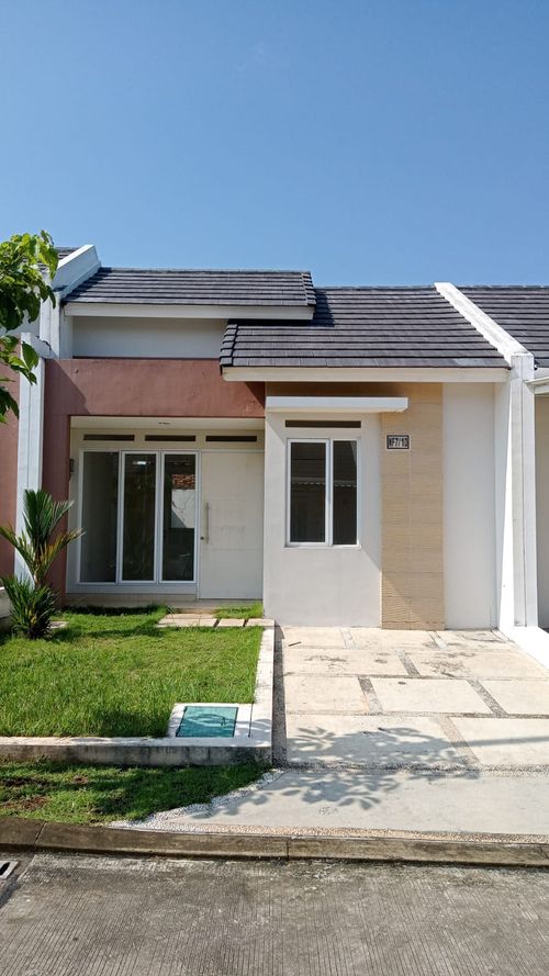 foto tampak rumah tipe NF7-0010 perumahan SERPONG NATURA CITY