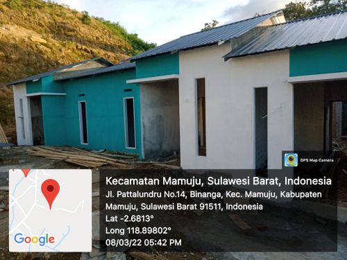 foto tampak rumah tipe 36 perumahan De Luna Mountain View