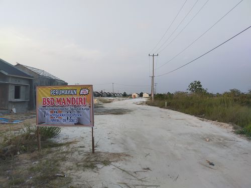 foto gerbang perumahan BSD MANDIRI
