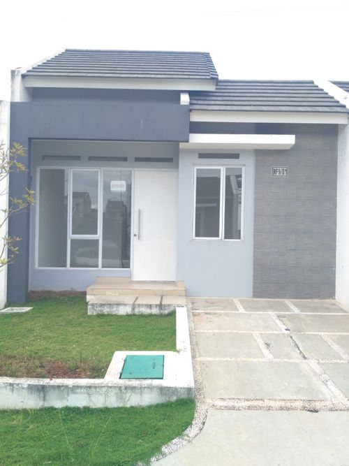 foto tampak rumah tipe NF9-0001 perumahan SERPONG NATURA CITY