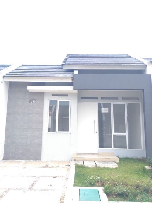 foto tampak rumah tipe NF9-0032 perumahan SERPONG NATURA CITY