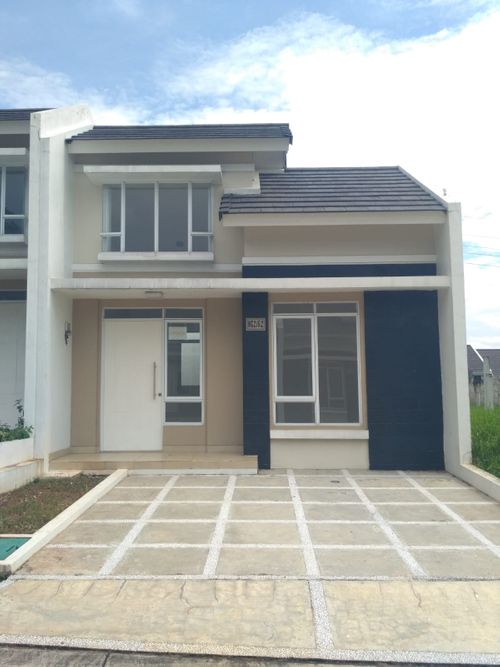 foto tampak rumah tipe NG2-0052 perumahan SERPONG NATURA CITY