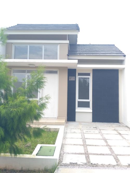 foto tampak rumah tipe NG7-0029 perumahan SERPONG NATURA CITY