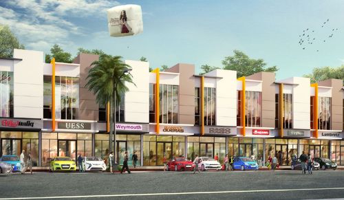 foto tampak rumah tipe 100/62 perumahan Royal Sentraland