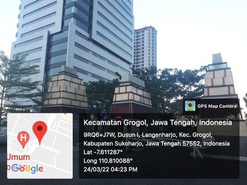 foto gerbang perumahan The Kahyangan Solo Baru Tower Apsara