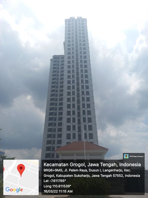 foto posisi tengah perumahan The Kahyangan Solo Baru Tower Apsara
