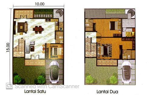 foto denah rumah tipe ACACIA (150/203) perumahan PIANO GOLF & SERENADE LAGOON - GOLF ISLAND