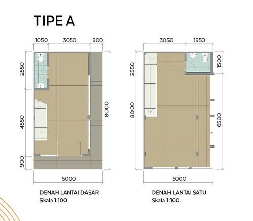 foto denah rumah tipe A (Hook) perumahan Ruko 92 Avenix