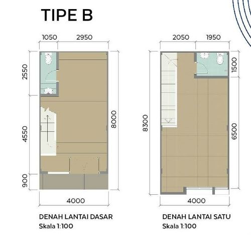 foto denah rumah tipe B (Standard) perumahan Ruko 92 Avenix