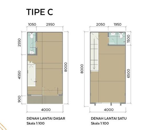 foto denah rumah tipe C (Standard) perumahan Ruko 92 Avenix