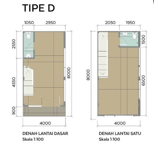 foto denah rumah tipe D (Hook") perumahan Ruko 92 Avenix