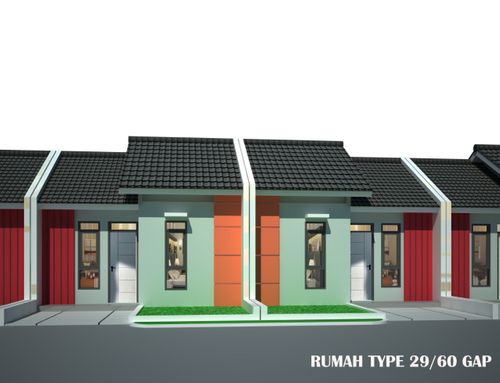 foto tampak rumah tipe 0 perumahan Griya Asri Puncak
