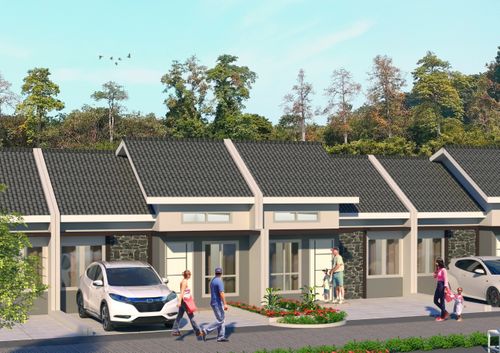 foto tampak rumah tipe 36/78 perumahan Kebun Kembang Asri