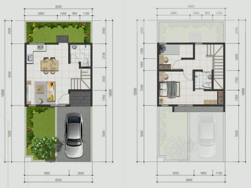 foto denah rumah tipe PIANTA perumahan CITRAGARDEN PURI AG-DN