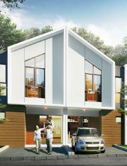 foto tampak rumah tipe ALBERO perumahan CITRAGARDEN PURI AG-DN
