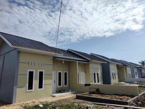 foto tampak rumah tipe 36 perumahan Villa bunga