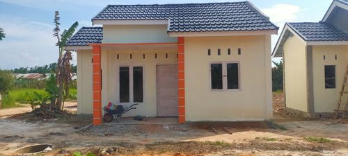 foto tampak rumah tipe 36 perumahan Graha Teluk Belango