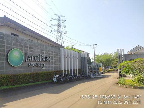 foto gerbang perumahan JADE PARK SERPONG 2 TAHAP 2