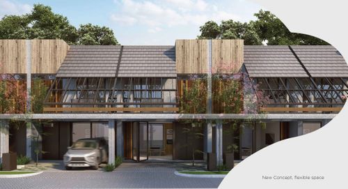 foto tampak rumah tipe N6 (71-96) perumahan ASERA NISHI