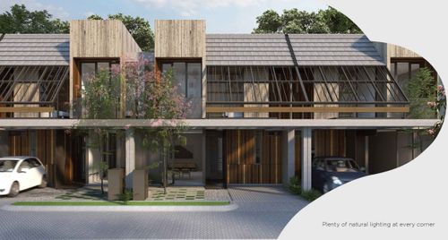 foto tampak rumah tipe N7 (85-112) perumahan ASERA NISHI