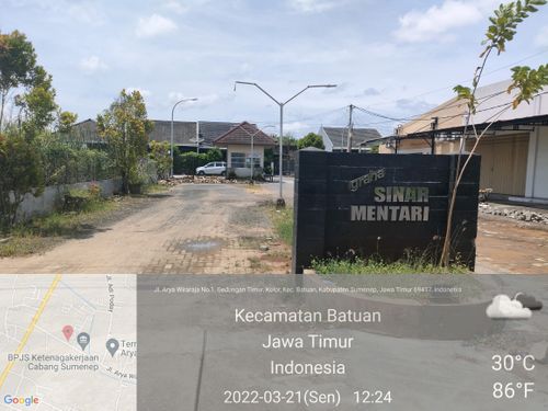 foto gerbang perumahan Graha Sinar Mentari