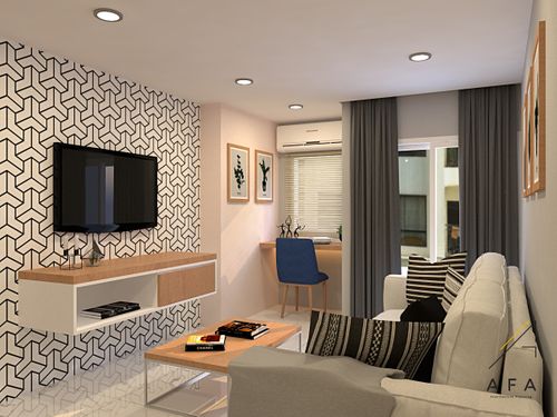foto tampak rumah tipe 2 br 1112 perumahan Mansyur Residences