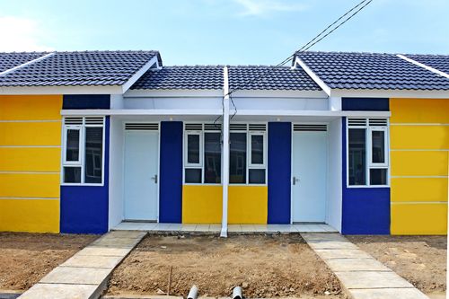 foto tampak rumah tipe TOPAZ perumahan PONDOK PERMATA TAHAP 3
