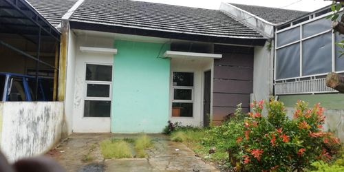 foto tampak rumah tipe 38 perumahan PURI BANJARAN ASRI