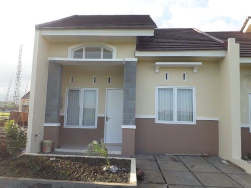 foto tampak rumah tipe 40 AW perumahan GRIYA SATRIA MANDALATAMA KARANGLEWAS LOR