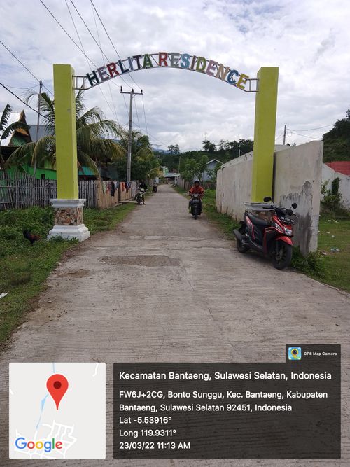 foto gerbang perumahan HERLITA RESIDENCE