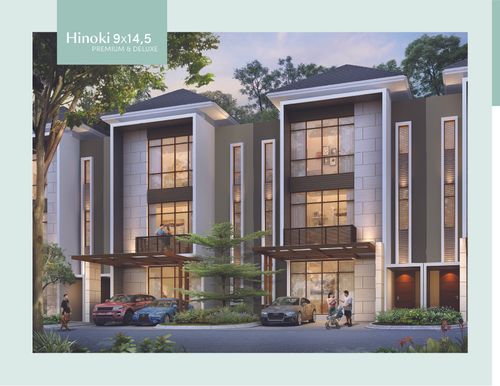 foto tampak rumah tipe Hinoki - STANDAR perumahan MORIZEN