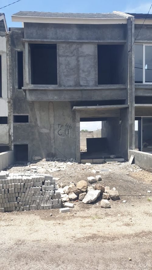 foto tampak rumah tipe PALMA (C-11) perumahan The Anvaya Juanda