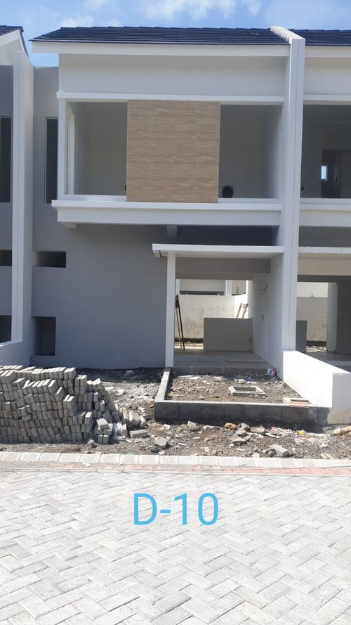 foto tampak rumah tipe PALMA (D-10) perumahan The Anvaya Juanda