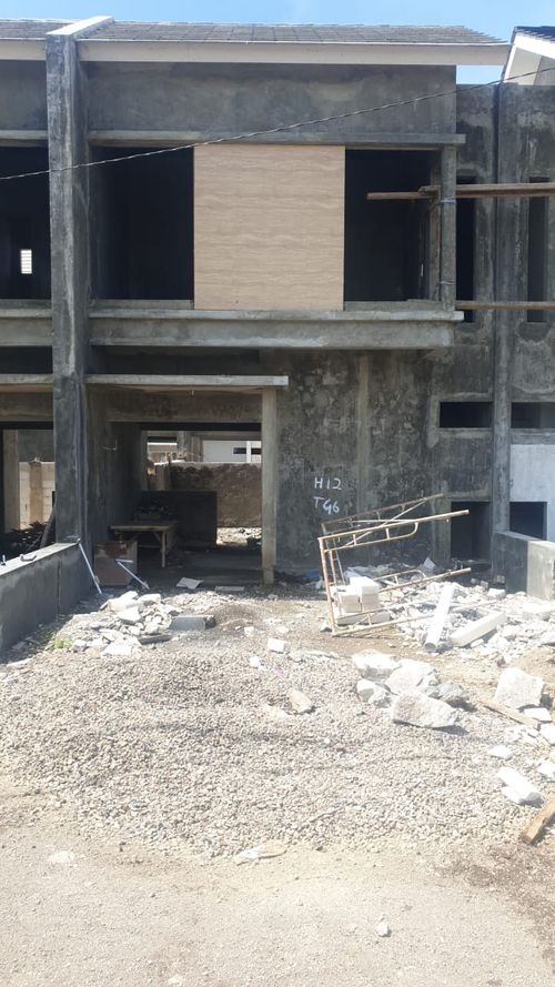 foto tampak rumah tipe PALMA (H-12) perumahan The Anvaya Juanda