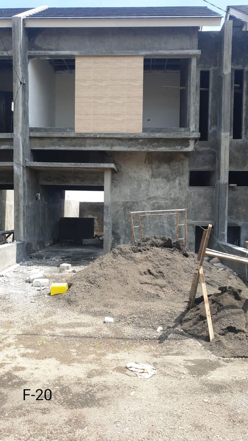 foto tampak rumah tipe AVILA (F-20) perumahan The Anvaya Juanda