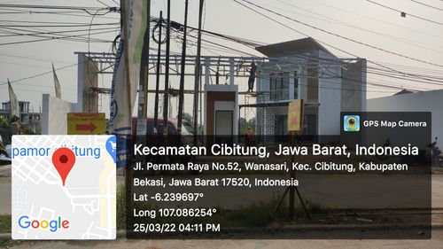 foto posisi tengah perumahan Royal Tam Cibitung