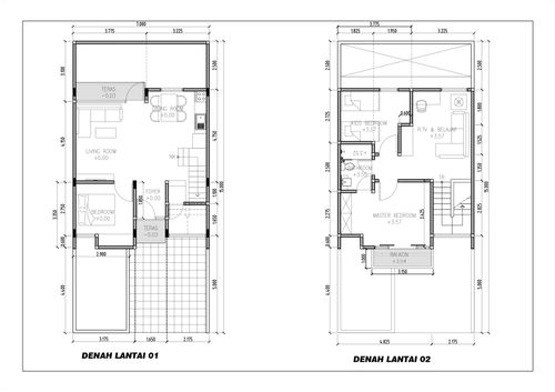 foto denah rumah tipe 140 perumahan Royal Emerald