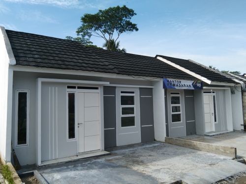 foto tampak rumah tipe 36/60 perumahan D'RIO RESIDENCE