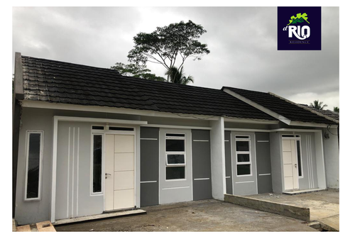 foto tampak rumah tipe 36/60 perumahan D'RIO RESIDENCE