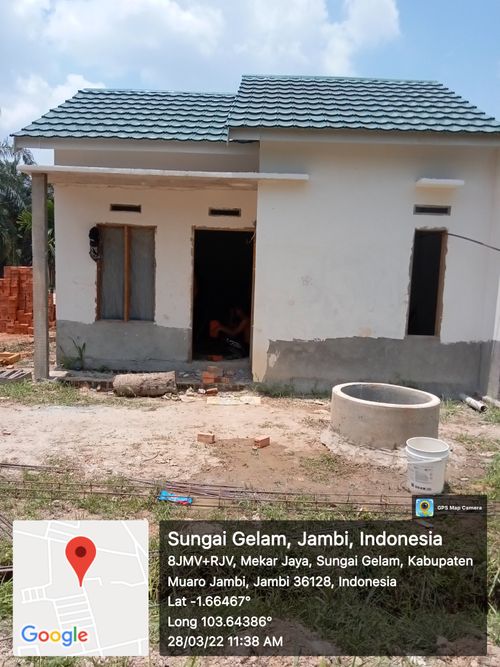 foto contoh rumah perumahan Kencana Asri Blok E