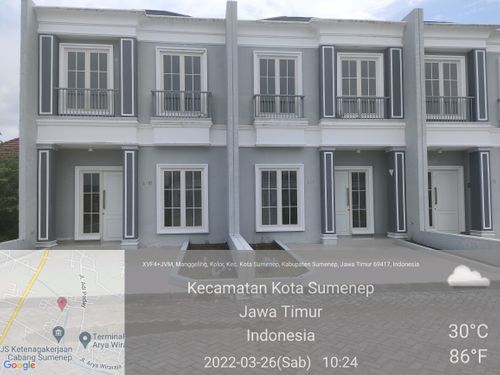 foto tampak rumah tipe 72 perumahan Graha Sinar Mentari