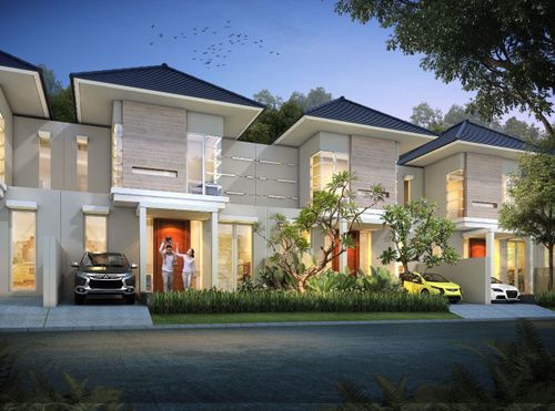 foto tampak rumah tipe Intan perumahan KHAYANGAN RESIDENCE