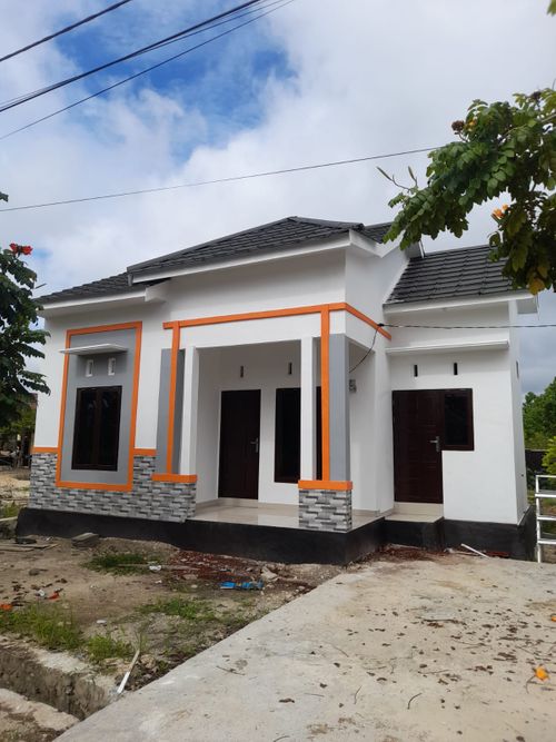 foto tampak rumah tipe KOMERSIL 45 perumahan KAMPOENG SHAFWAH ASRI LANDASAN ULIN TAHAP 2