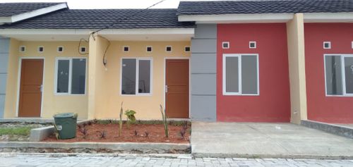 foto tampak rumah tipe 30/60 perumahan INDOALAM RESIDENCE CIBARUSAH