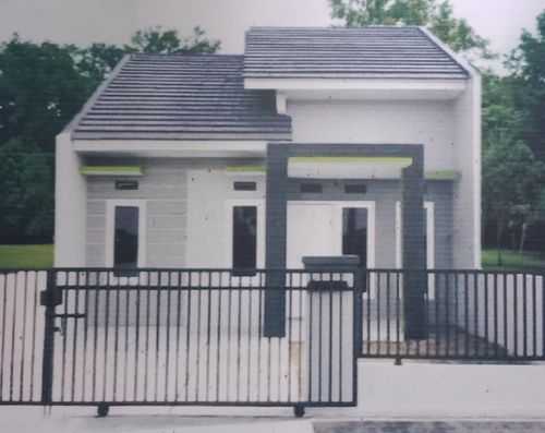 foto tampak rumah tipe 47/90 perumahan Taman Gading