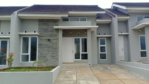 foto tampak rumah tipe 40 AG perumahan GRIYA SATRIA MANDALATAMA Karanglewas Kidul